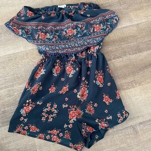 Floral romper- medium